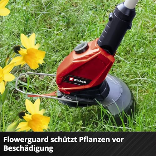 👉 Akku-Rasentrimmer 18V – Leistungsstarker Li-Ion Trimmer mit 8500 U/min, dreh- & neigbarem Motorkopf, Flowerguard, ohne Akku & Ladegerät