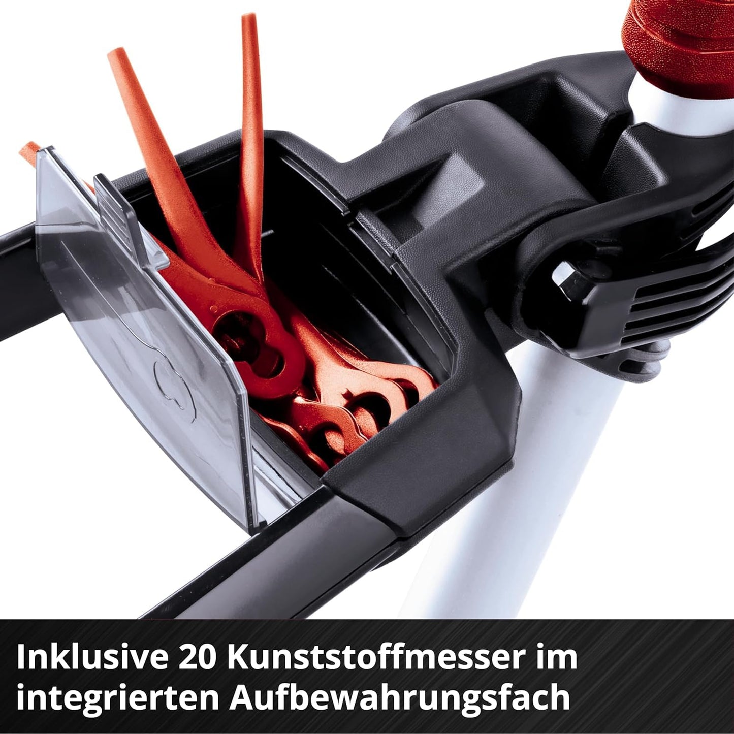 👉 Akku-Rasentrimmer 18V – Leistungsstarker Li-Ion Trimmer mit 8500 U/min, dreh- & neigbarem Motorkopf, Flowerguard, ohne Akku & Ladegerät